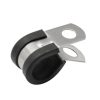 RVS 304 leidingklem met rubber